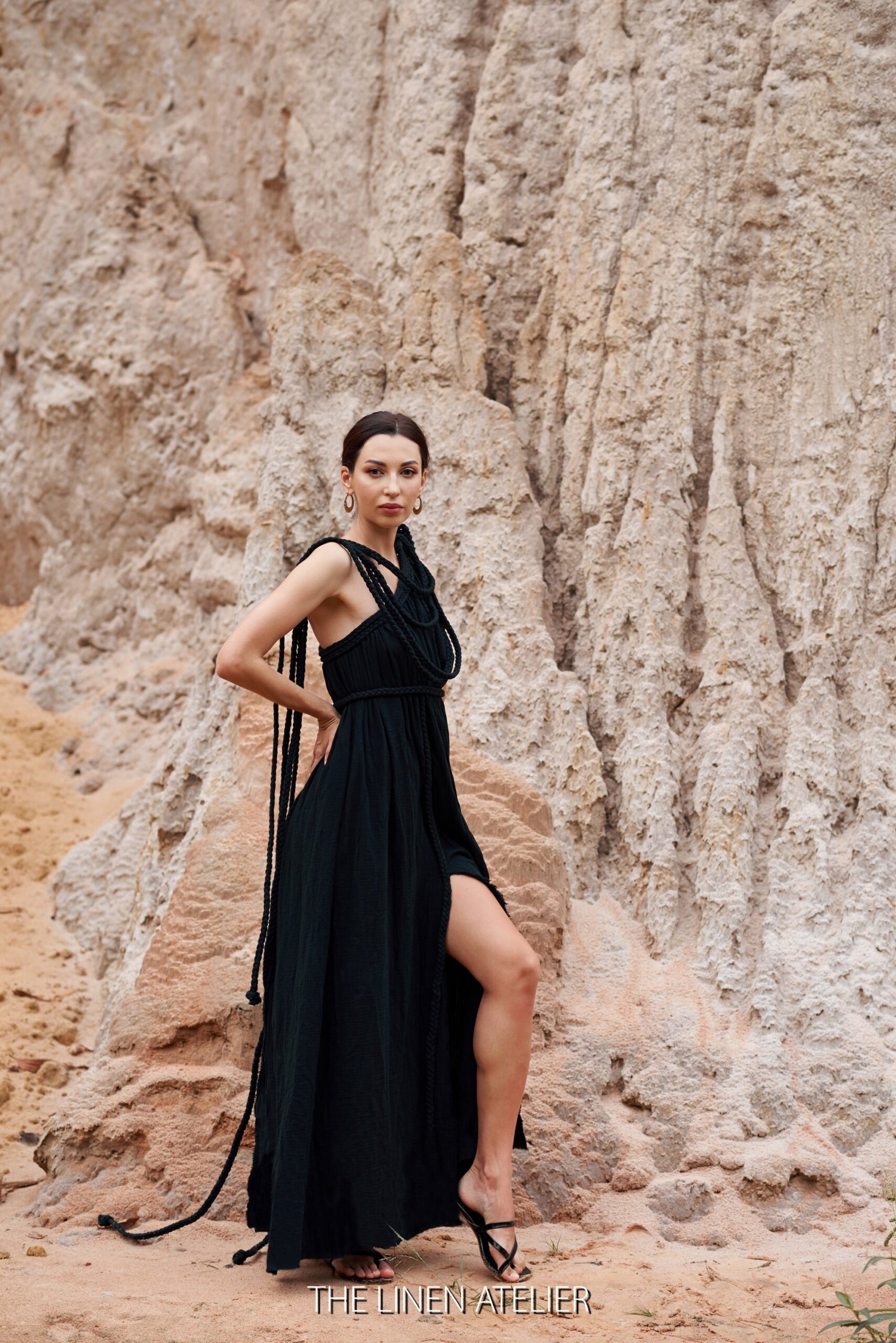 LESA Goddess Dress Boho Maxi - Image 6