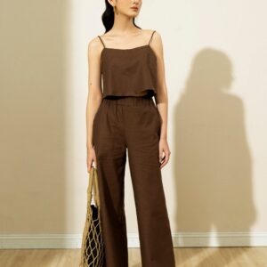 EVELYN Linen Set | Linen Top Linen Pants