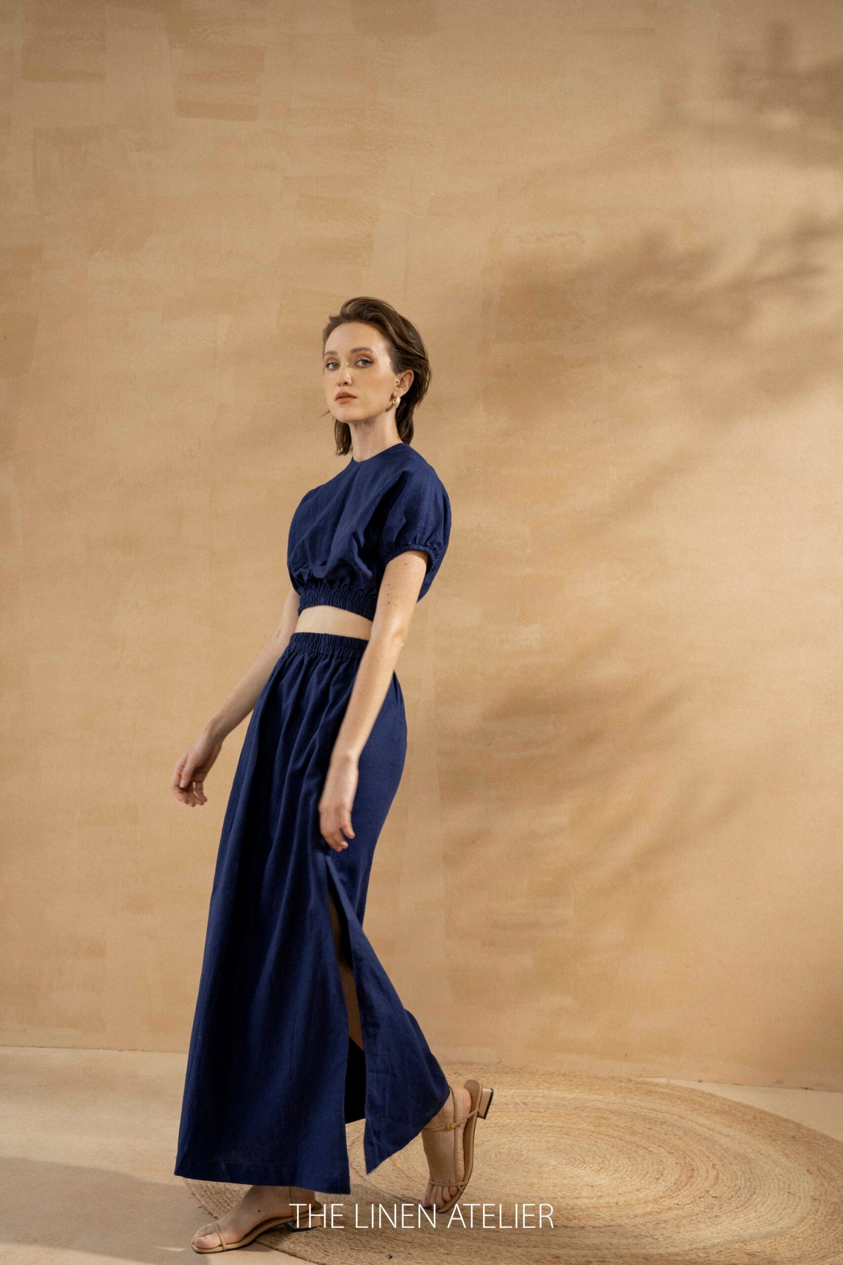 LUCY Linen Skirt And Top Set - Image 4