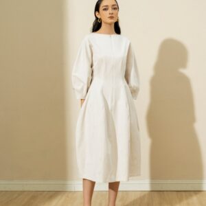 EMILY Puff Sleeves Bubble Dress