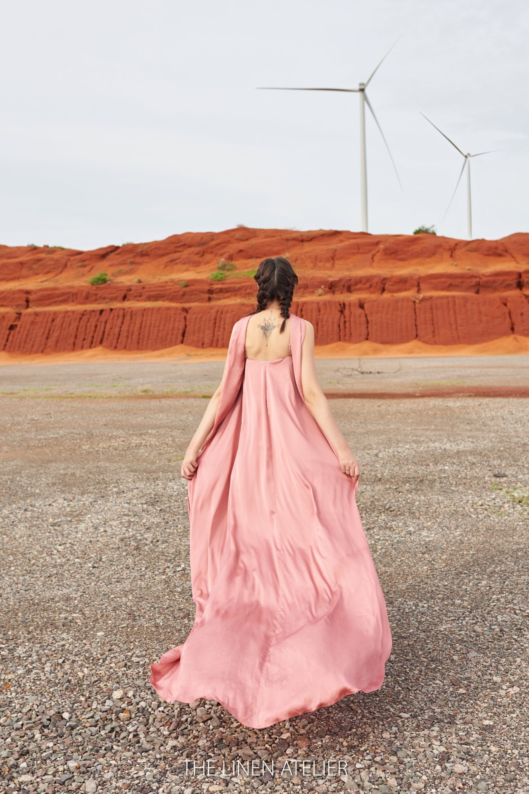 JENNA Women's Halter Loose Long Dress - Image 4