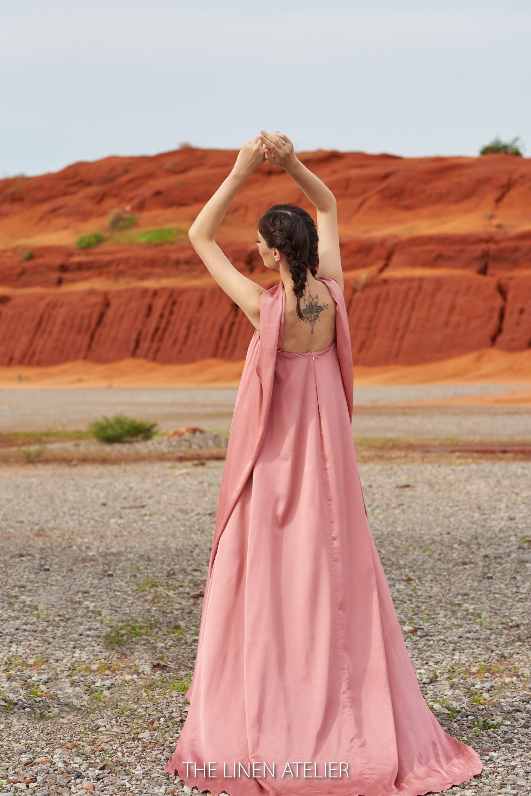 JENNA Women's Halter Loose Long Dress - Image 6