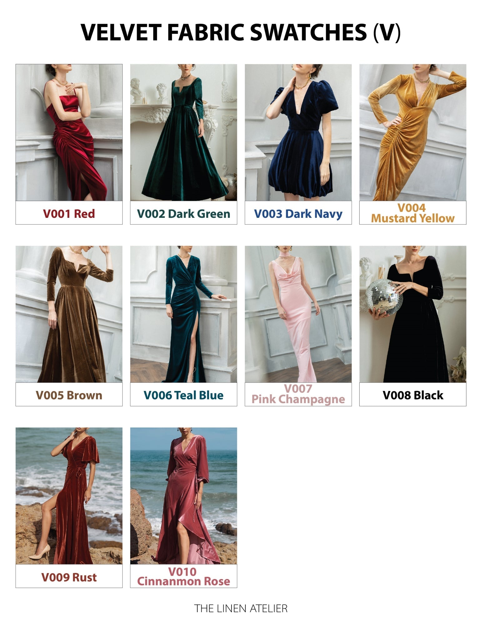 CARA Emerald Green Velvet Wedding Dress - Image 5