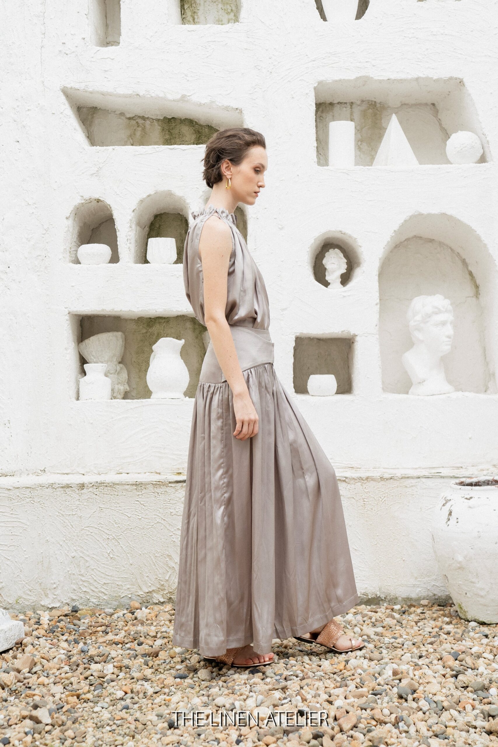 SINTAWATY Silk Top And Skirt Matching Set - Image 2