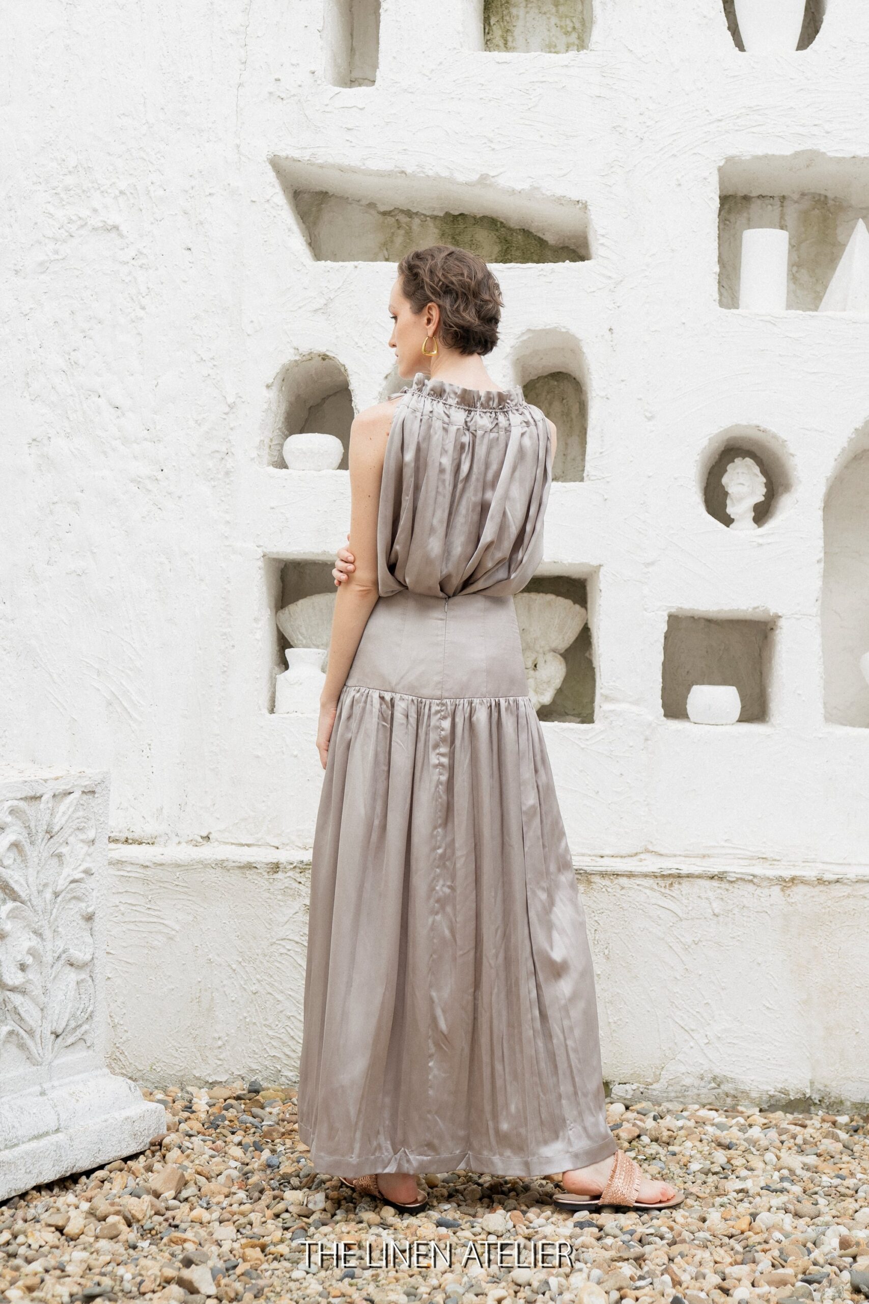 SINTAWATY Silk Top And Skirt Matching Set - Image 3