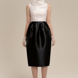 Faye Black & White Cocktail Dress