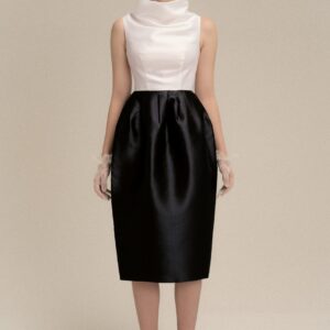 Faye Black & White Cocktail Dress