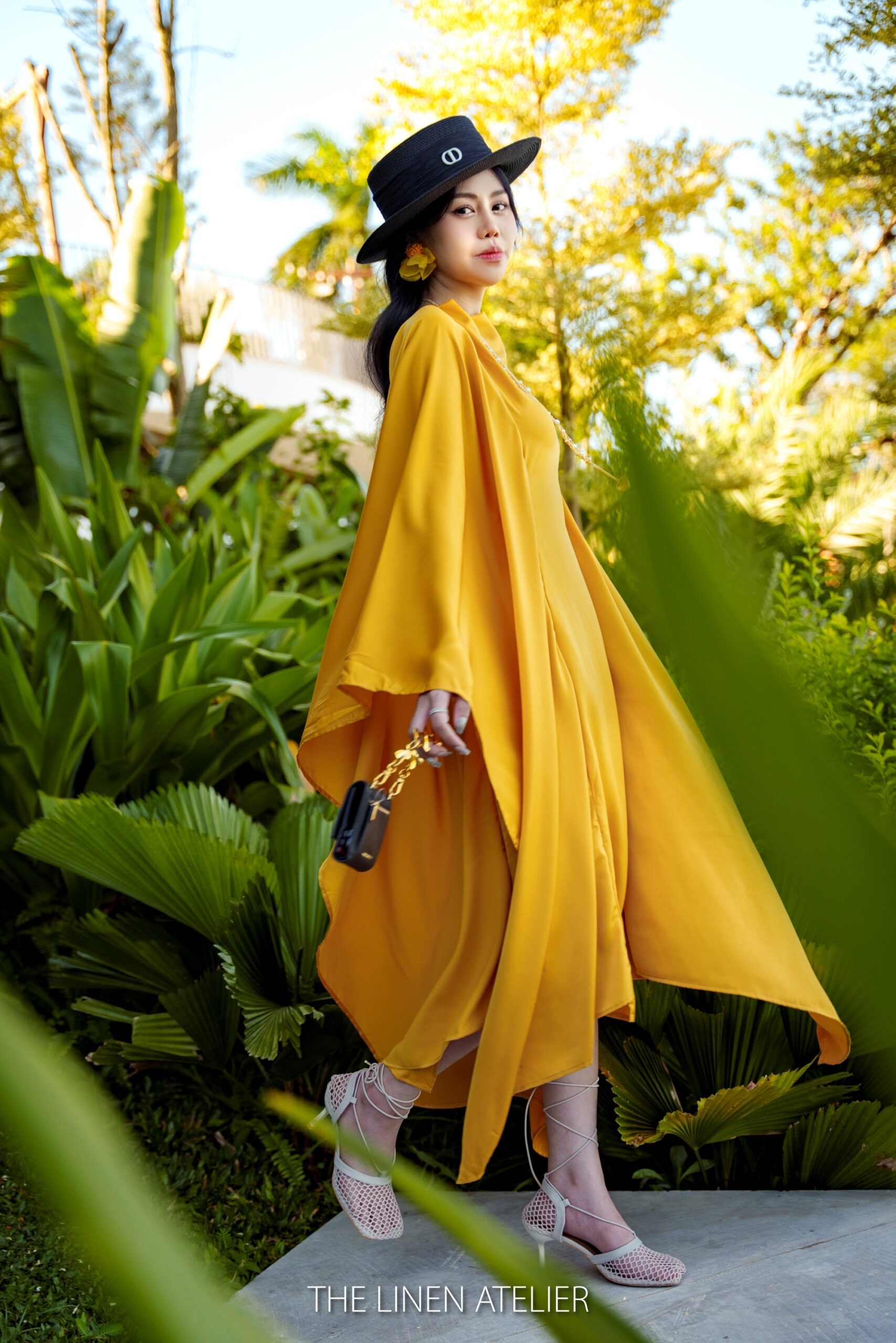 KENDALL Open Back Kaftan Dress - Image 2