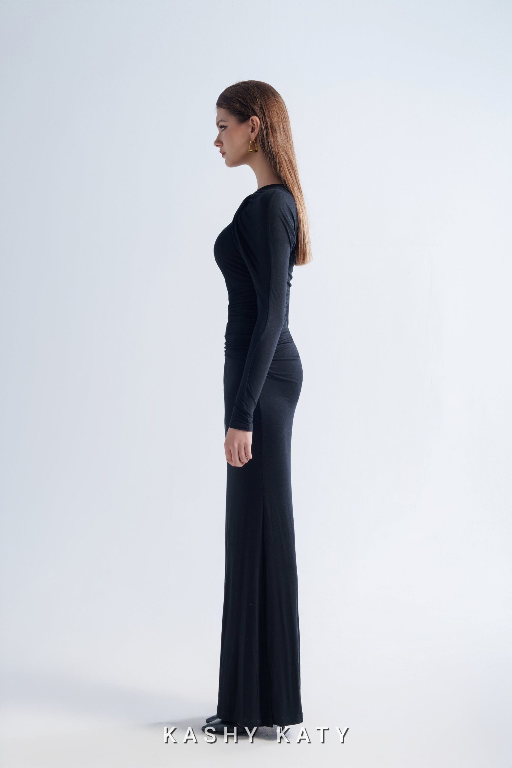 Alita Layered Cutout Draped Maxi Dress - Image 4