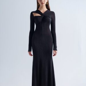 Camila Twist Detail Floor-Length Dress