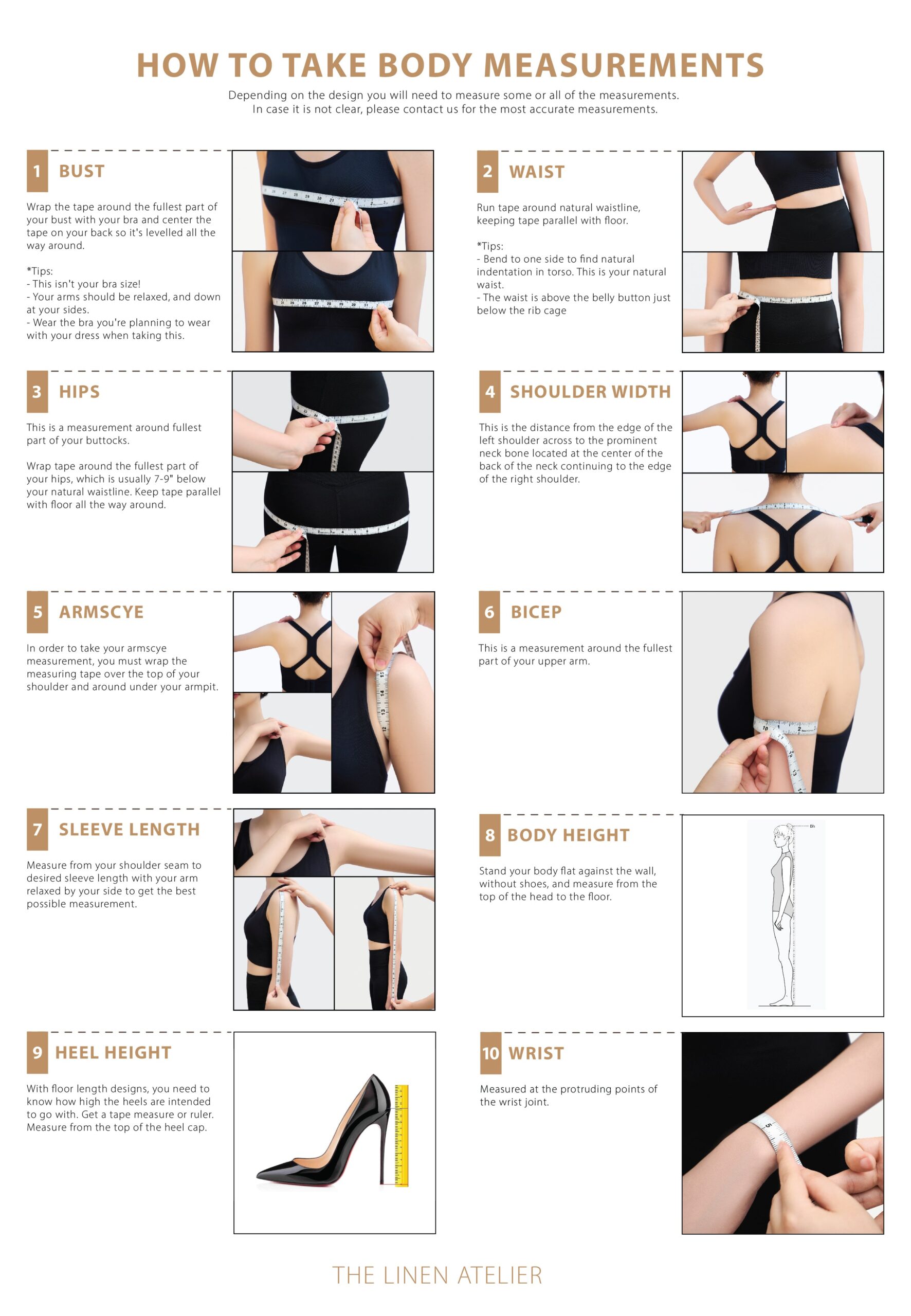 ELLIE Linen Wrap Dress - Image 8